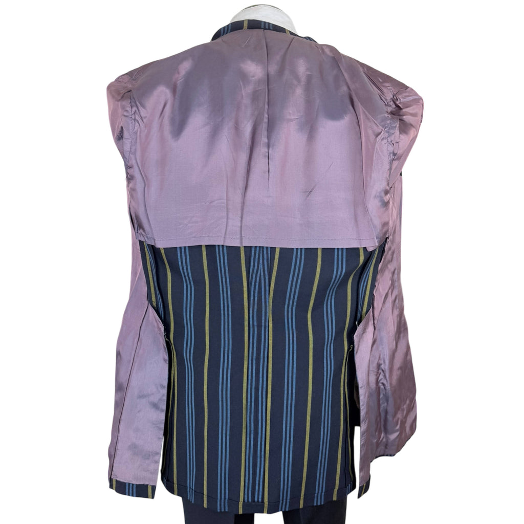 Vintage 1960s Mod Striped Blazer Jacket Men’s Size M