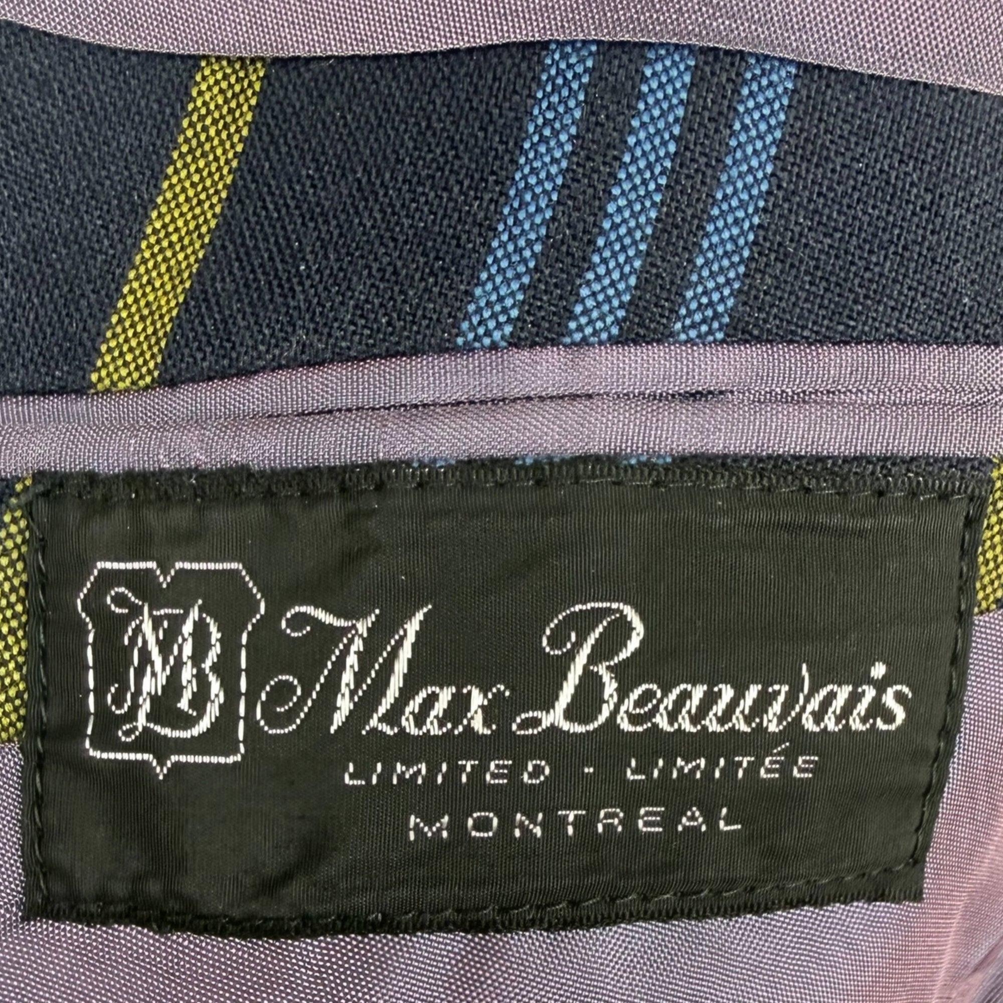 Vintage 1960s Mod Striped Blazer Jacket Men’s Size M