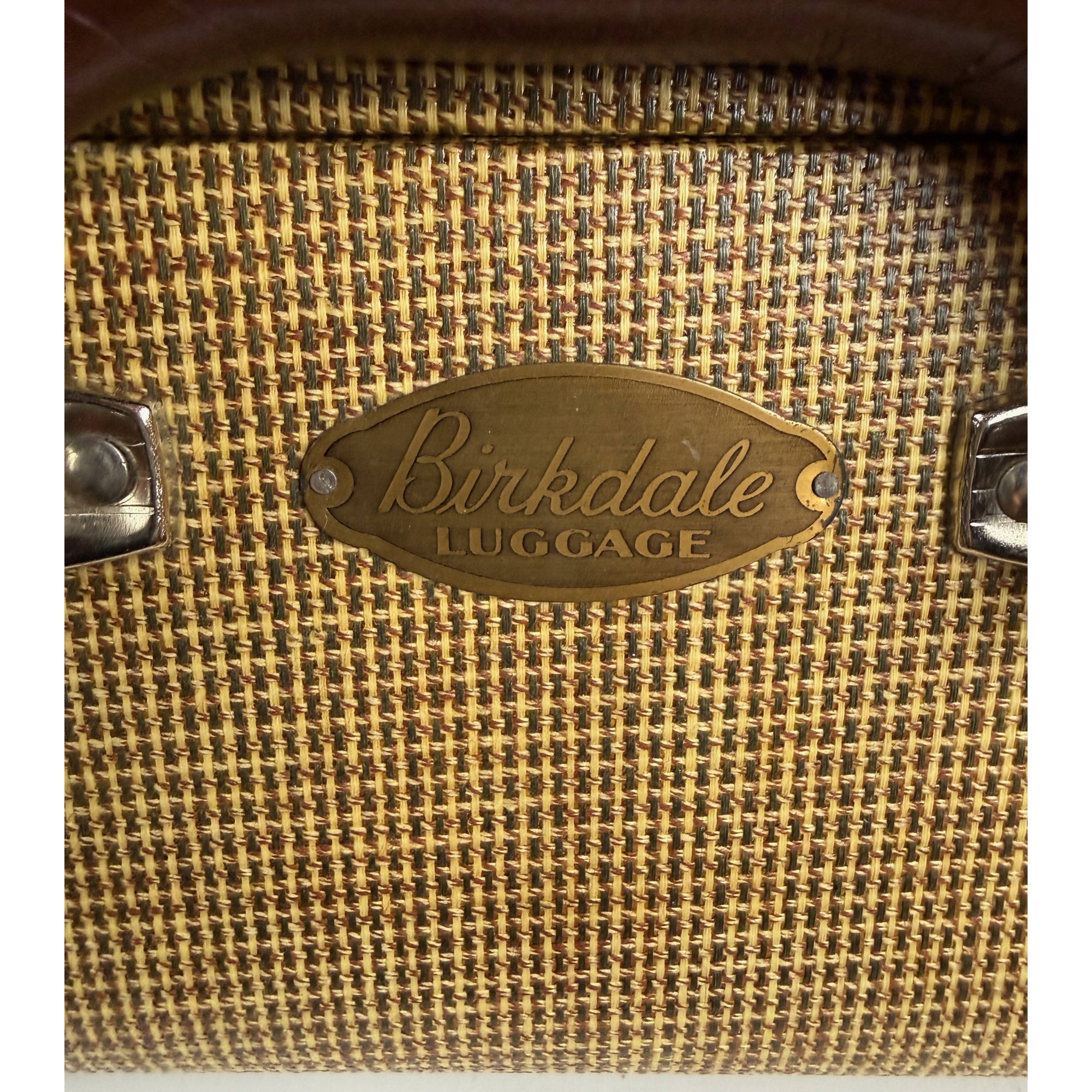 1950s birkdale luggage plaque