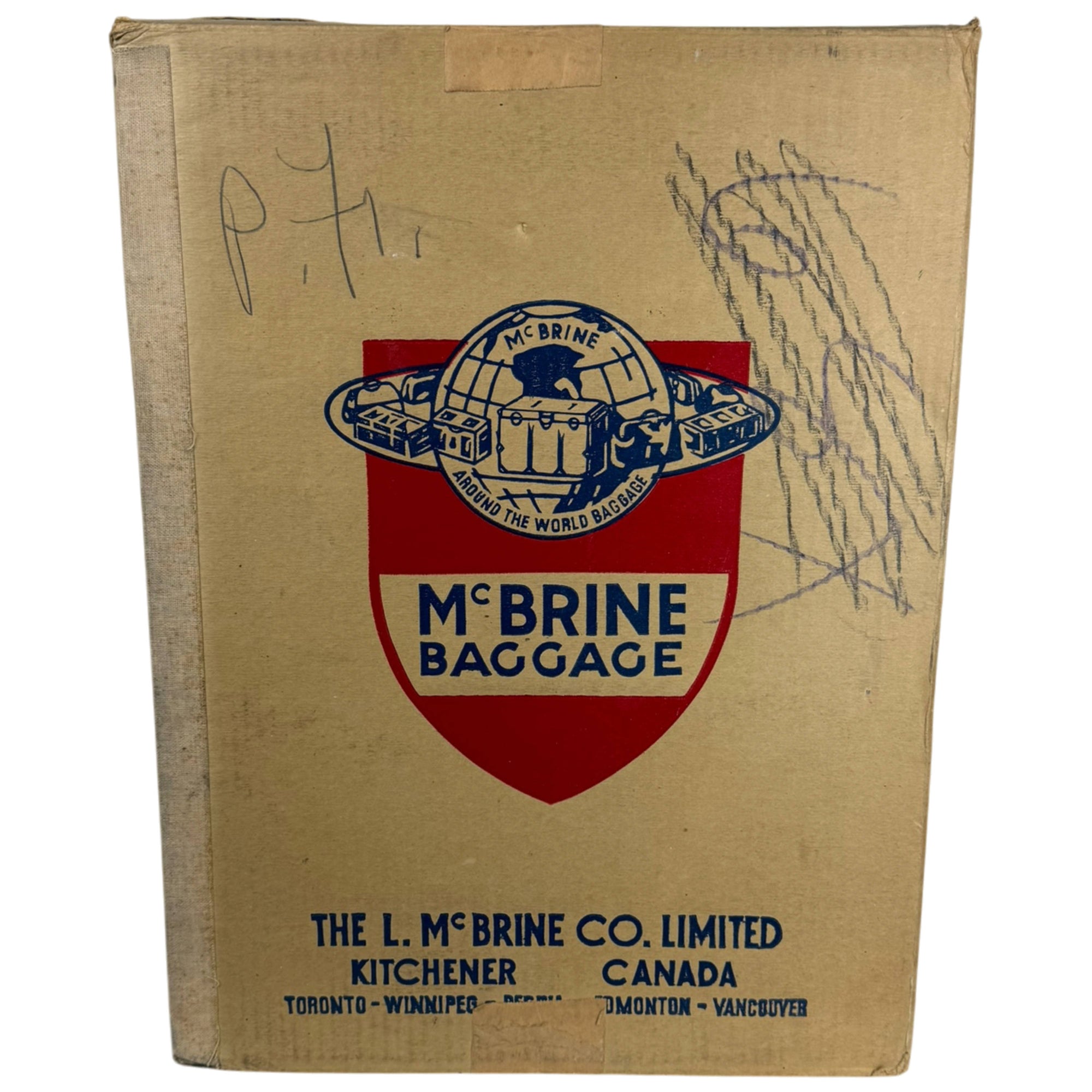 McBrine Baggage shipping box