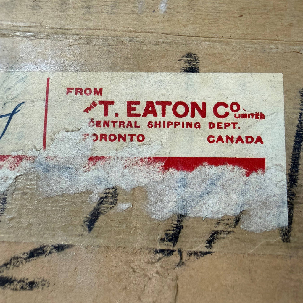 T Eaton Co central shipping department label
