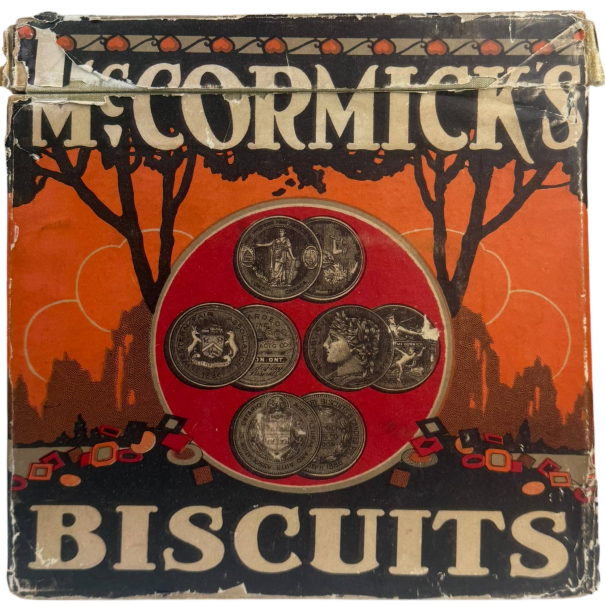 Antique Biscuits Box McCormick’s c.1915–1925 – Canadian Advertising