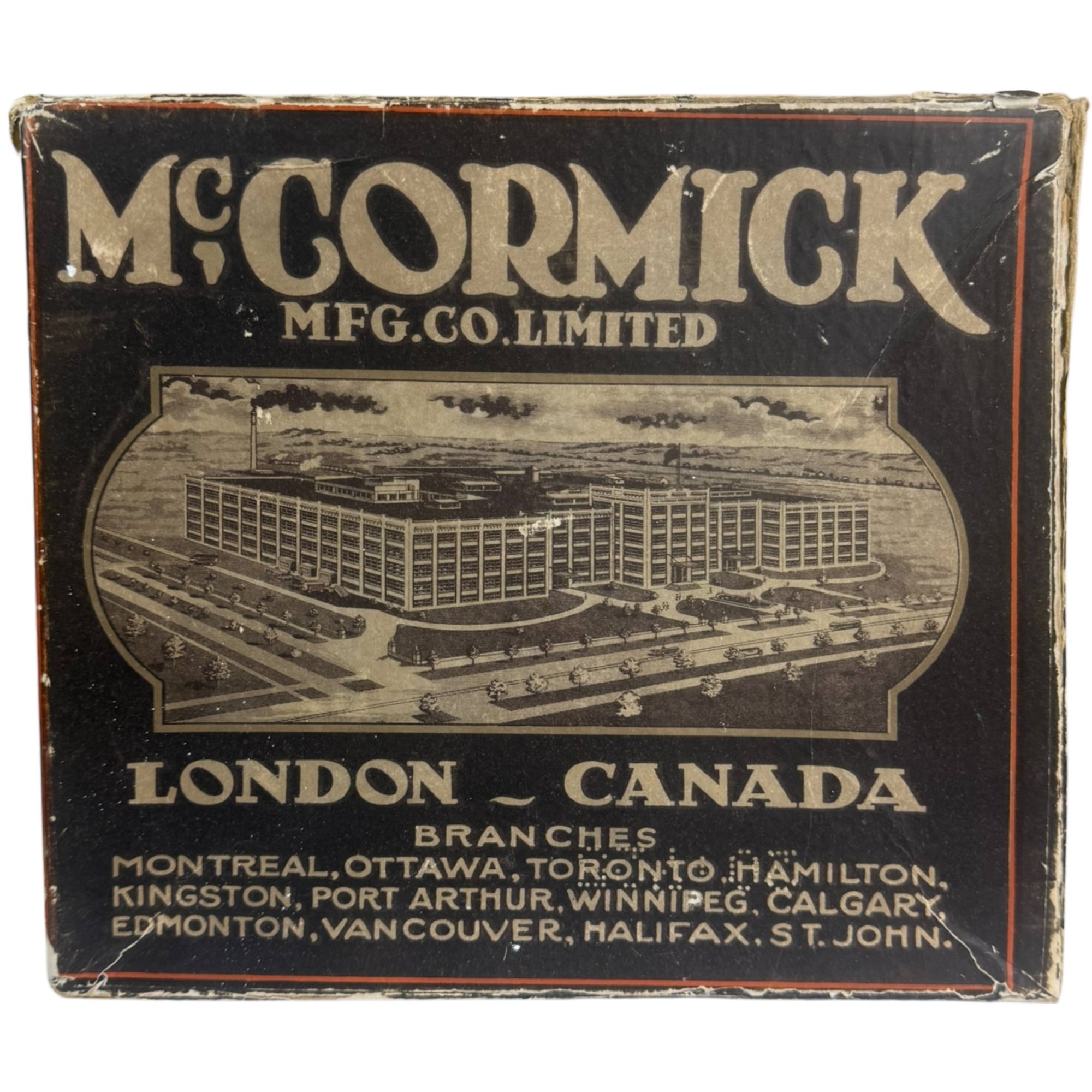 Antique Biscuits Box McCormick’s c.1915–1925 – Canadian Advertising