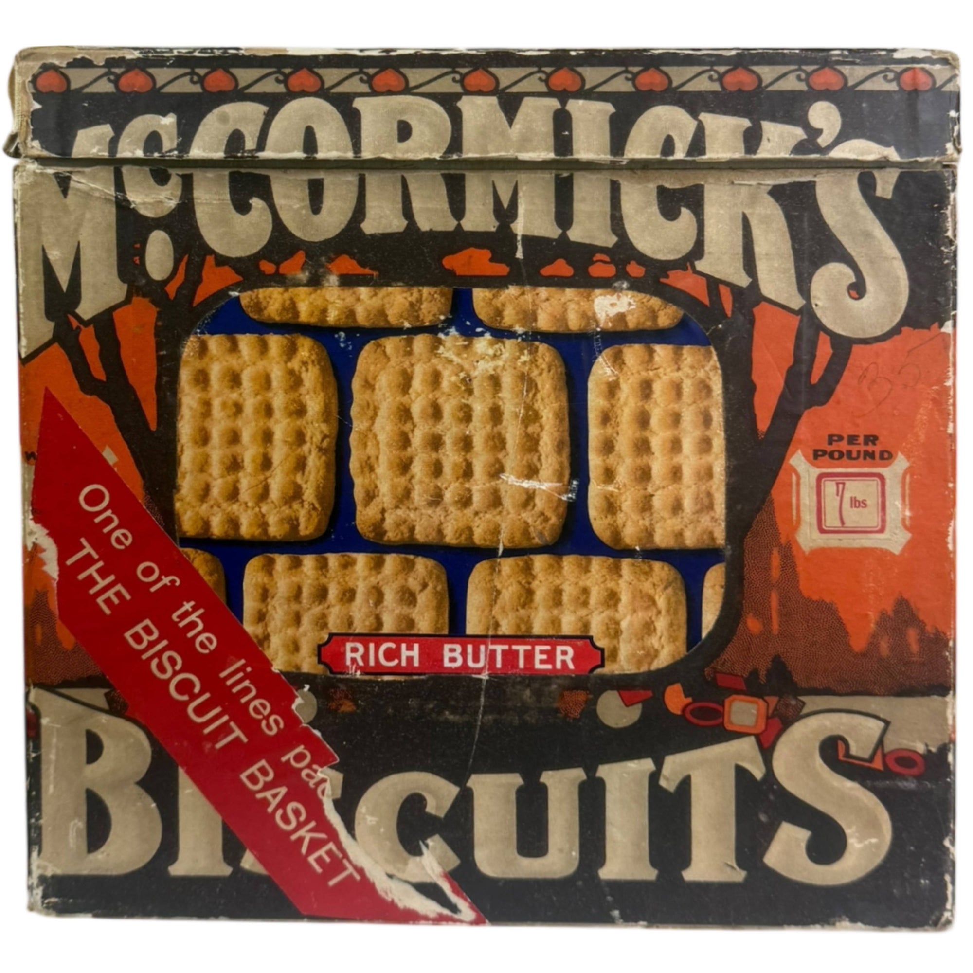 Antique Biscuits Box McCormick’s c.1915–1925 – Canadian Advertising