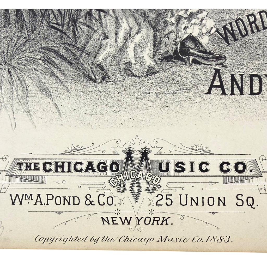chicago music co distributed by wm a pond of new york sheet music