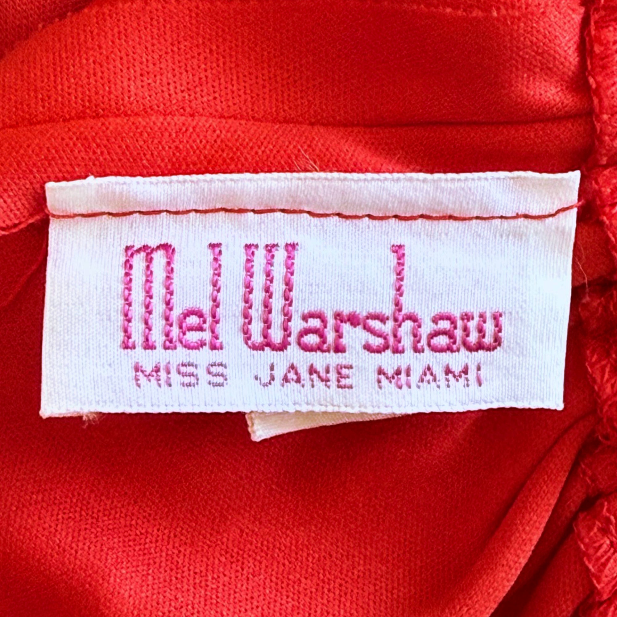 Vintage 1970s Boho Peasant Dress by Mel Warshaw for Miss Jane Miami – Size 8
