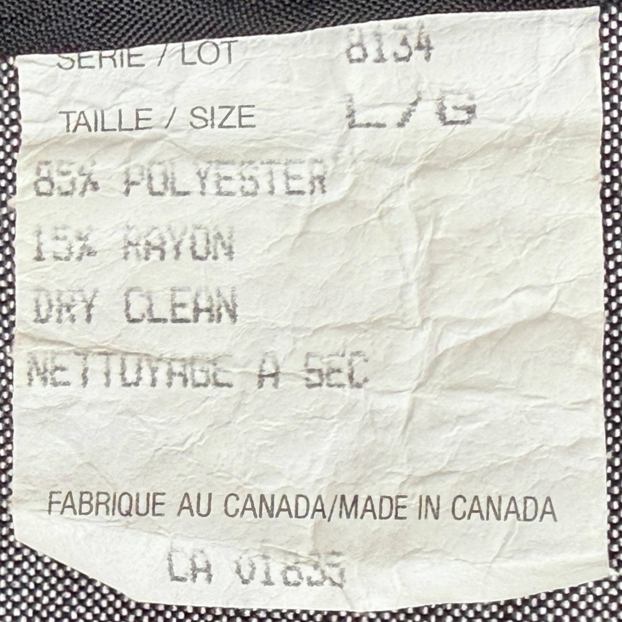 Vintage 1980s New Wave Suit Silver Grey Size Large