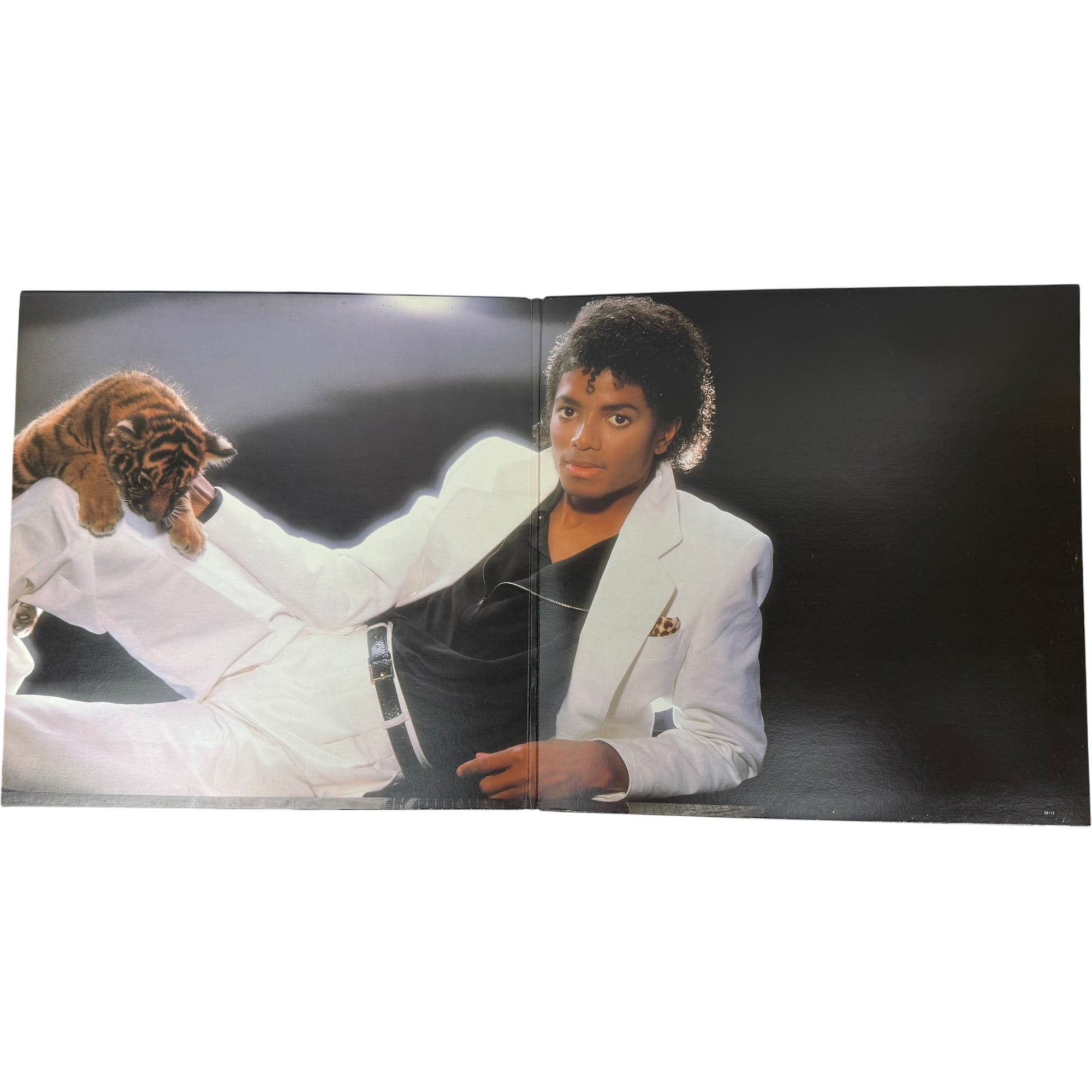 interior of Michael Jackson Thriller gatefold sleeve