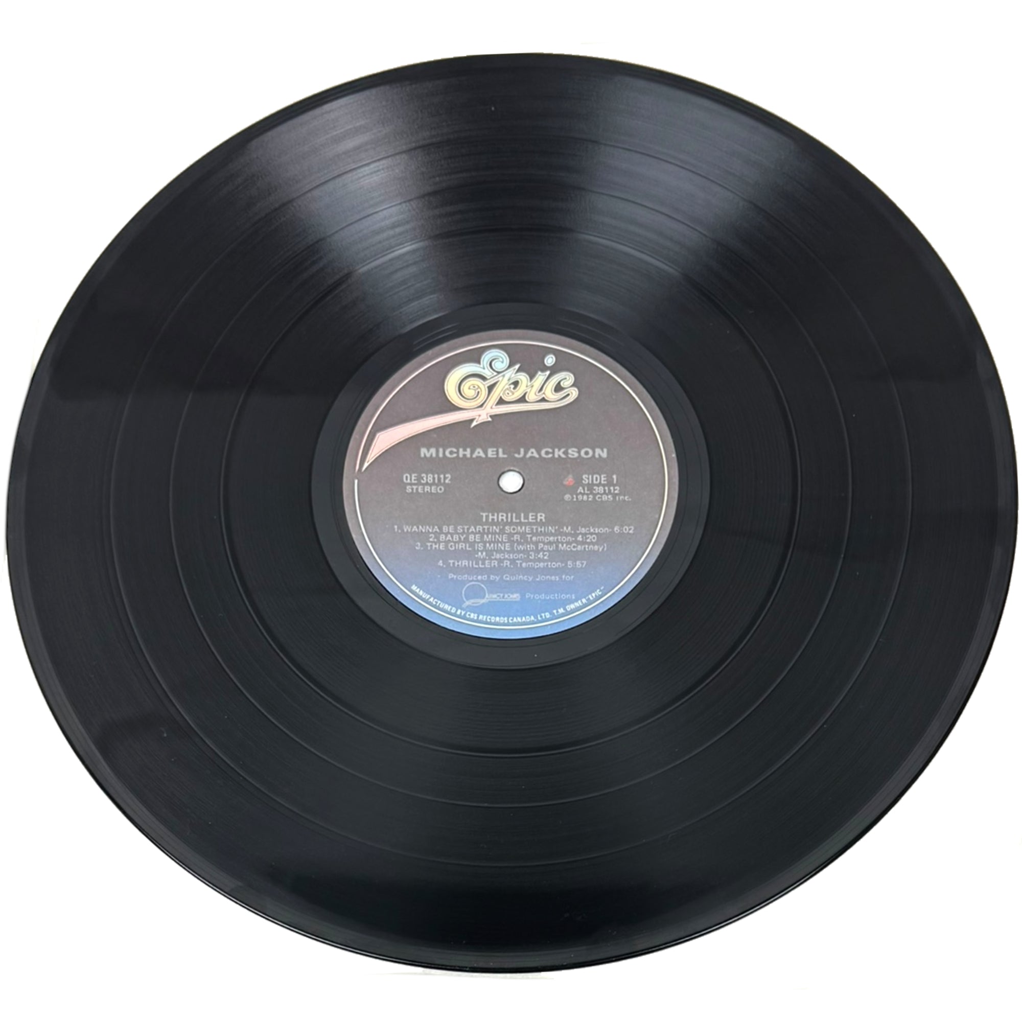michael jackson thriller vinyl side 1