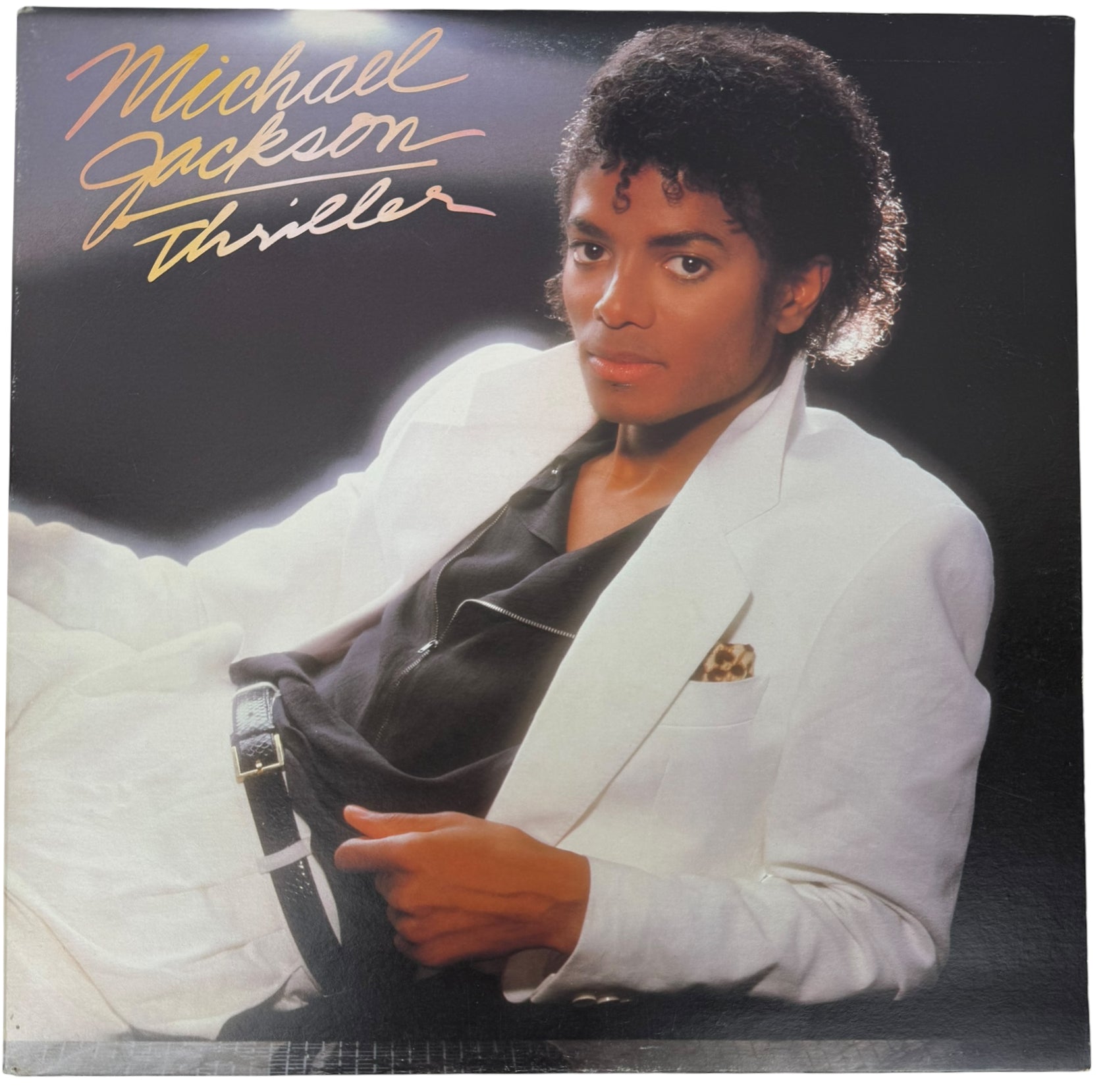 Michael Jackson Thriller LP Vinyl Record 1982