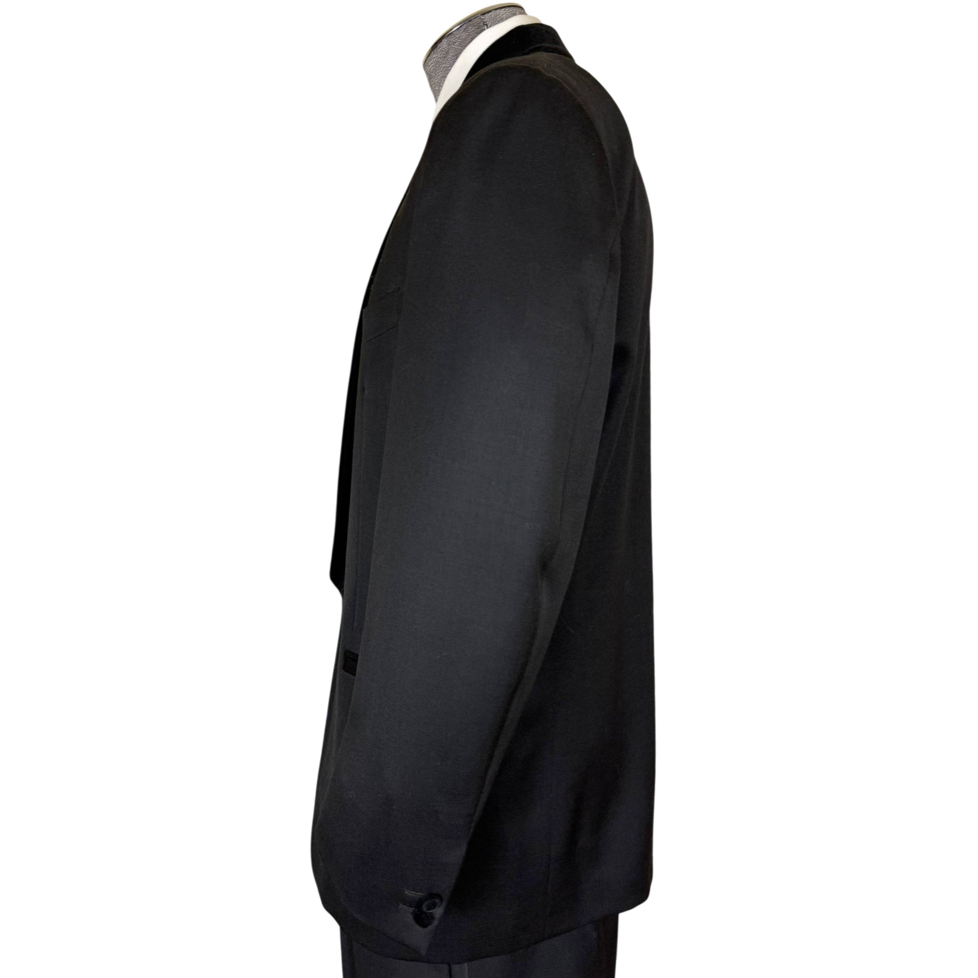 side view of dinner jacket