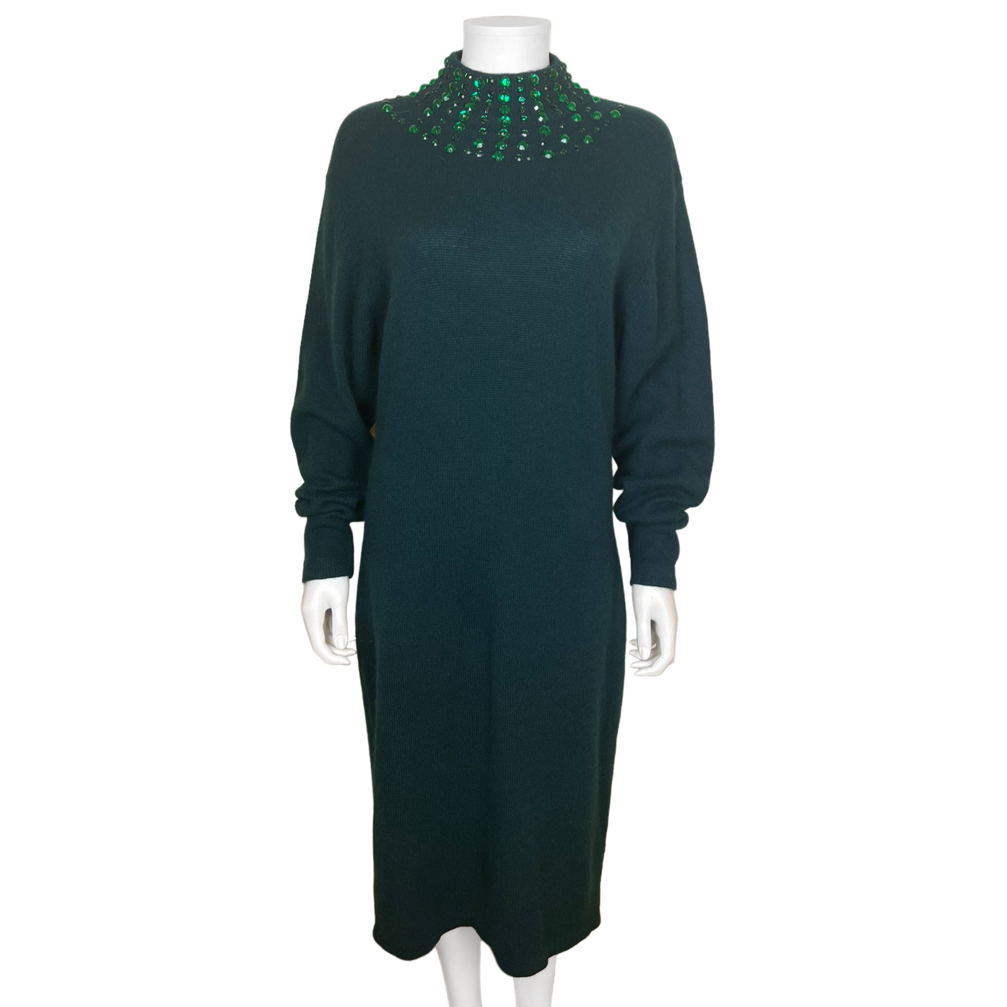 Vintage 1980s Mirrors of Krizia Knit Dress and Jacket Size M