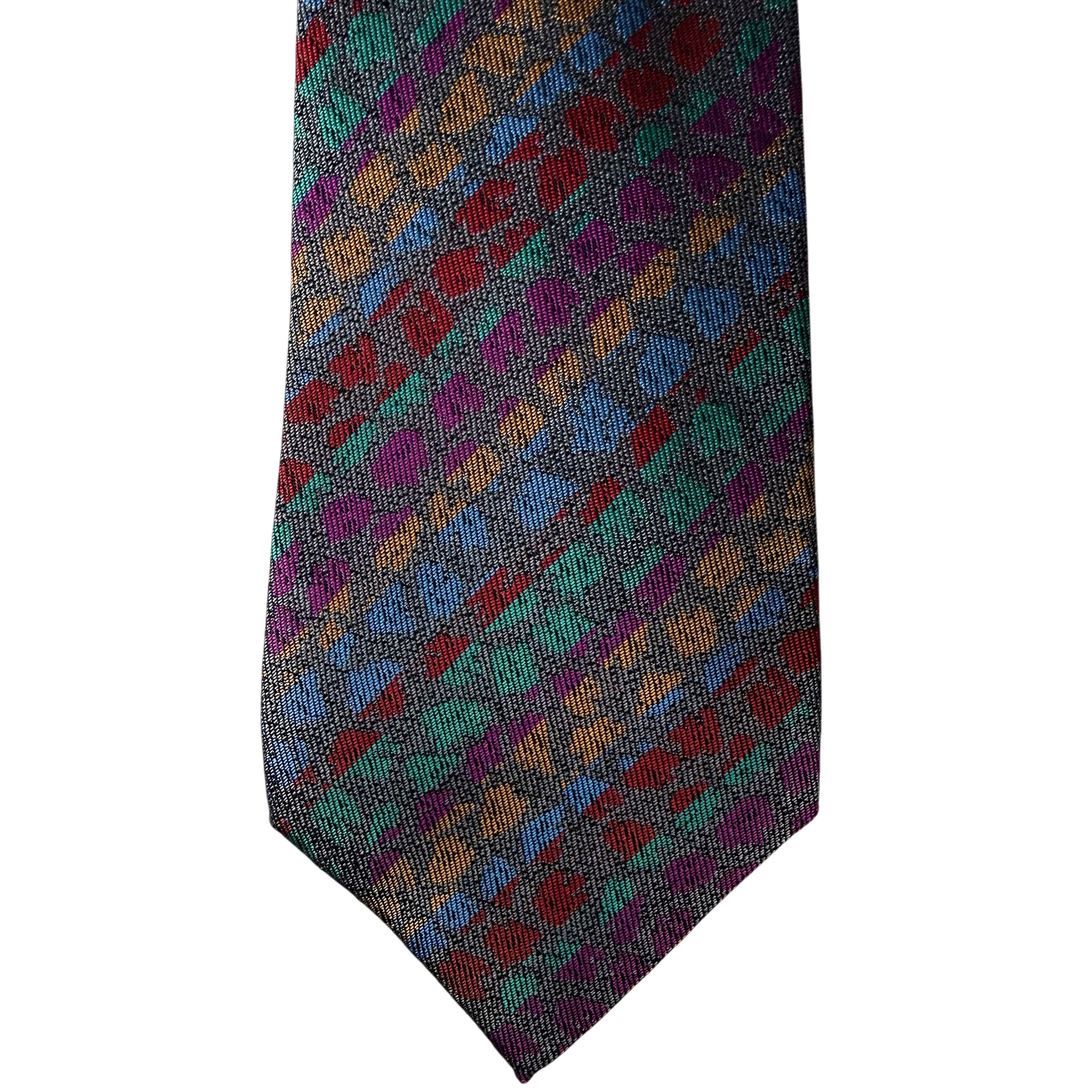 close up of vintage missoni tie