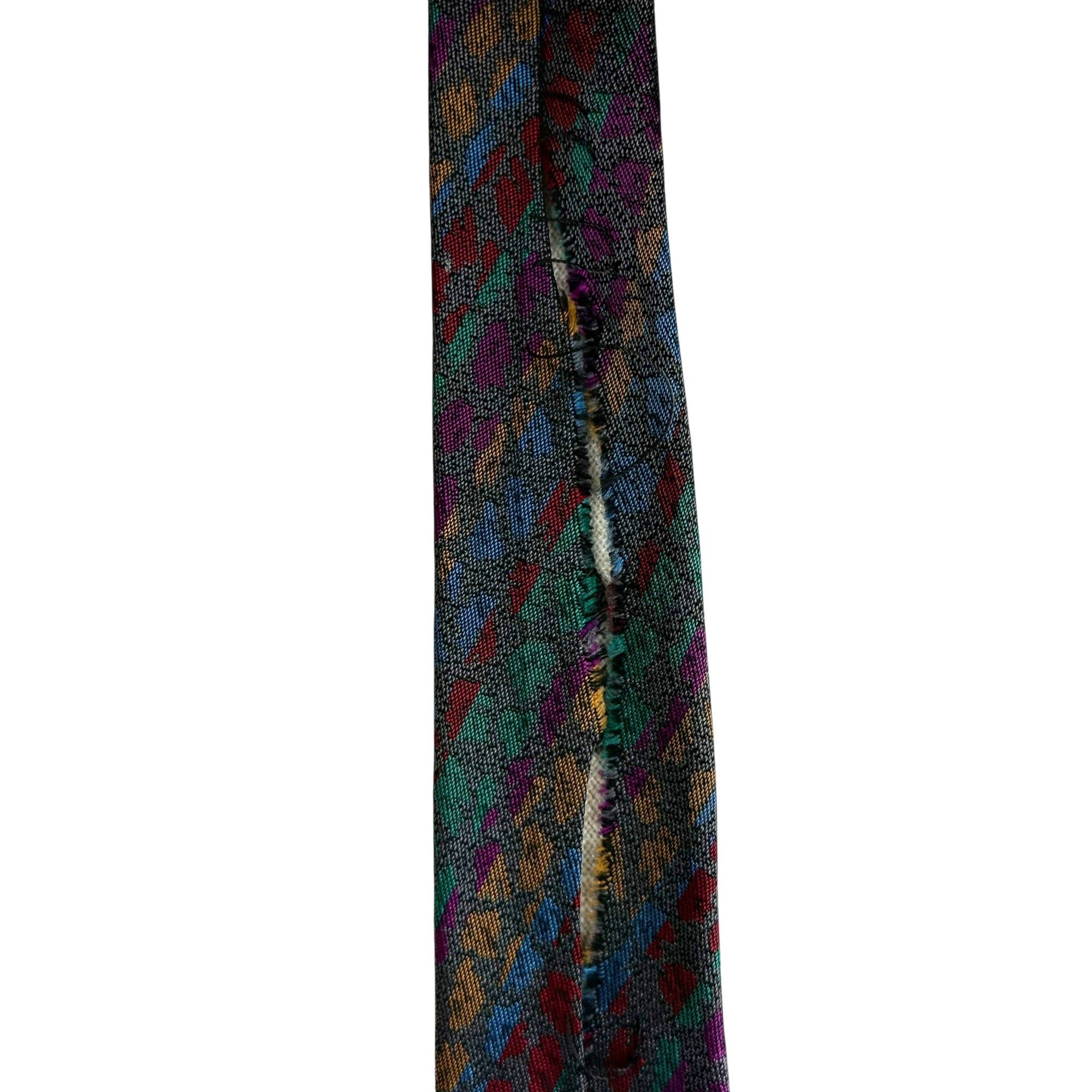 open seam on tie