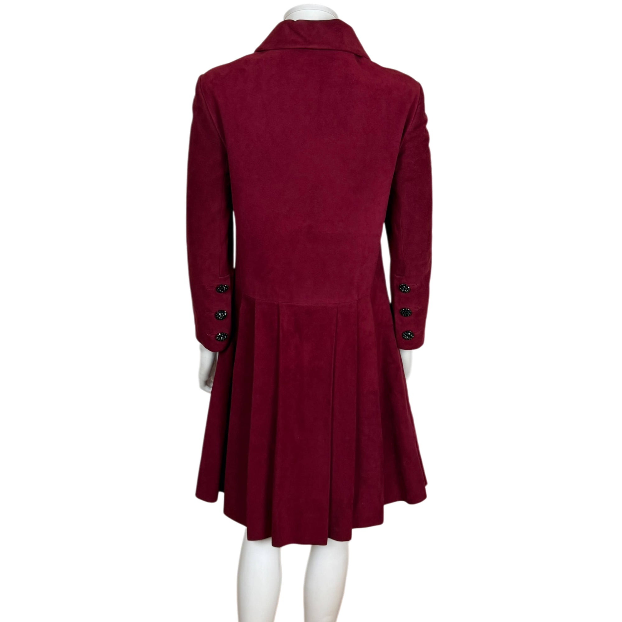 Vintage 1960s Mitzou Madrid Suede Leather Coat Spanish Couture