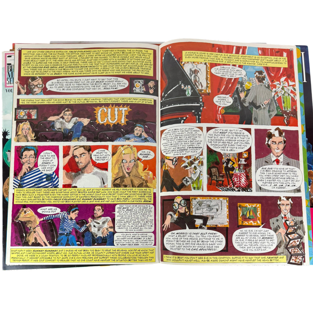 Sandee the Supermodel William Frawley fashion comic interior
