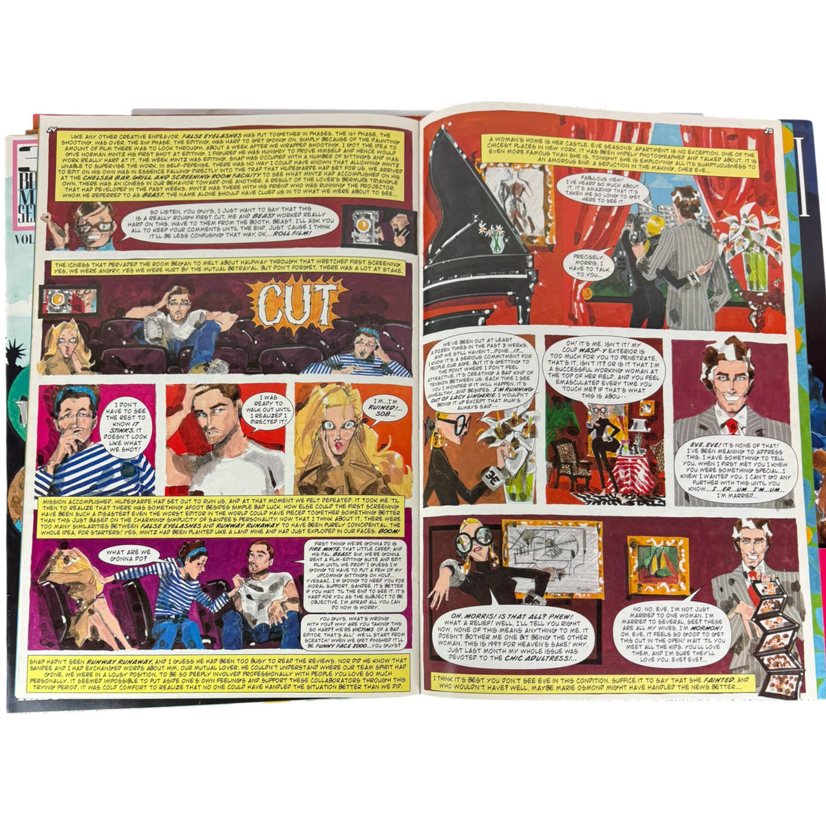 Sandee the Supermodel William Frawley fashion comic interior
