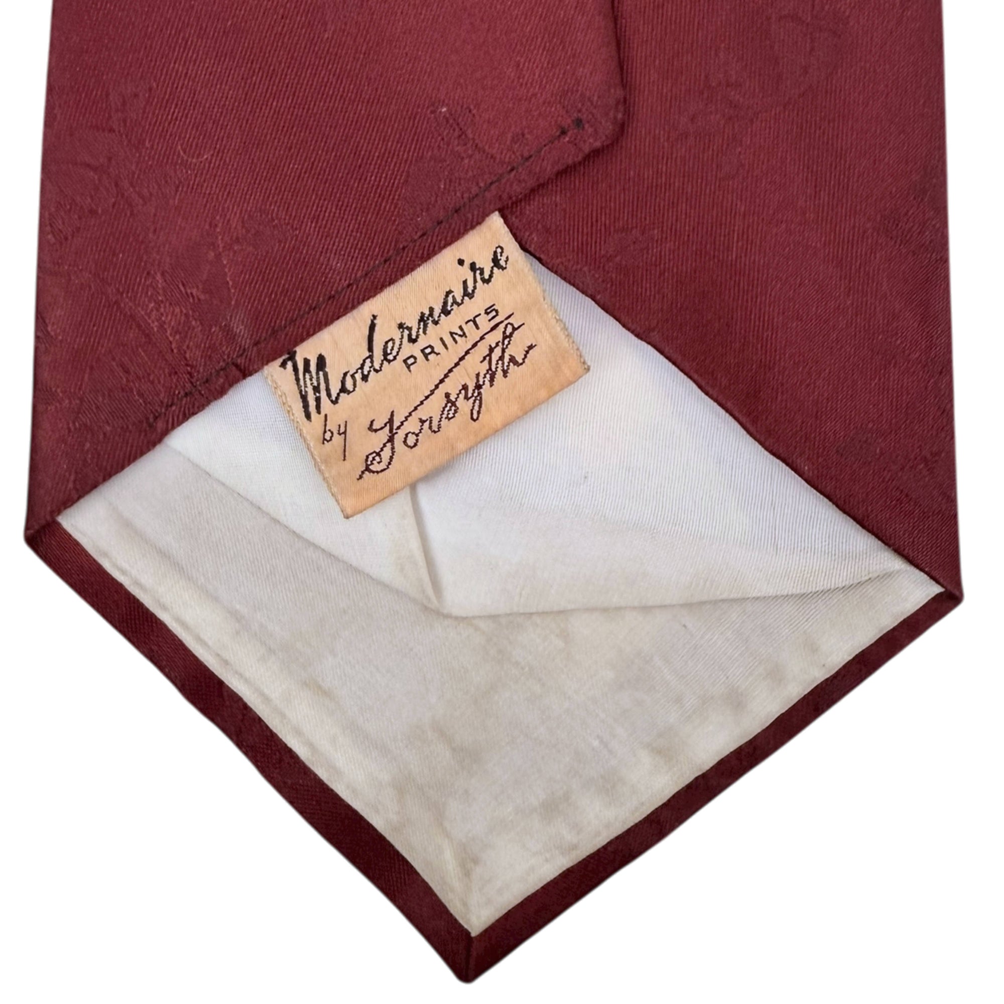 Vintage 1940s Tie Modernaire Prints by Forsyth Wide Necktie