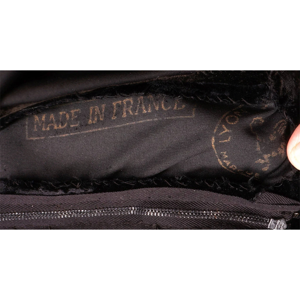 Lyon silk velvet made in france stamping 