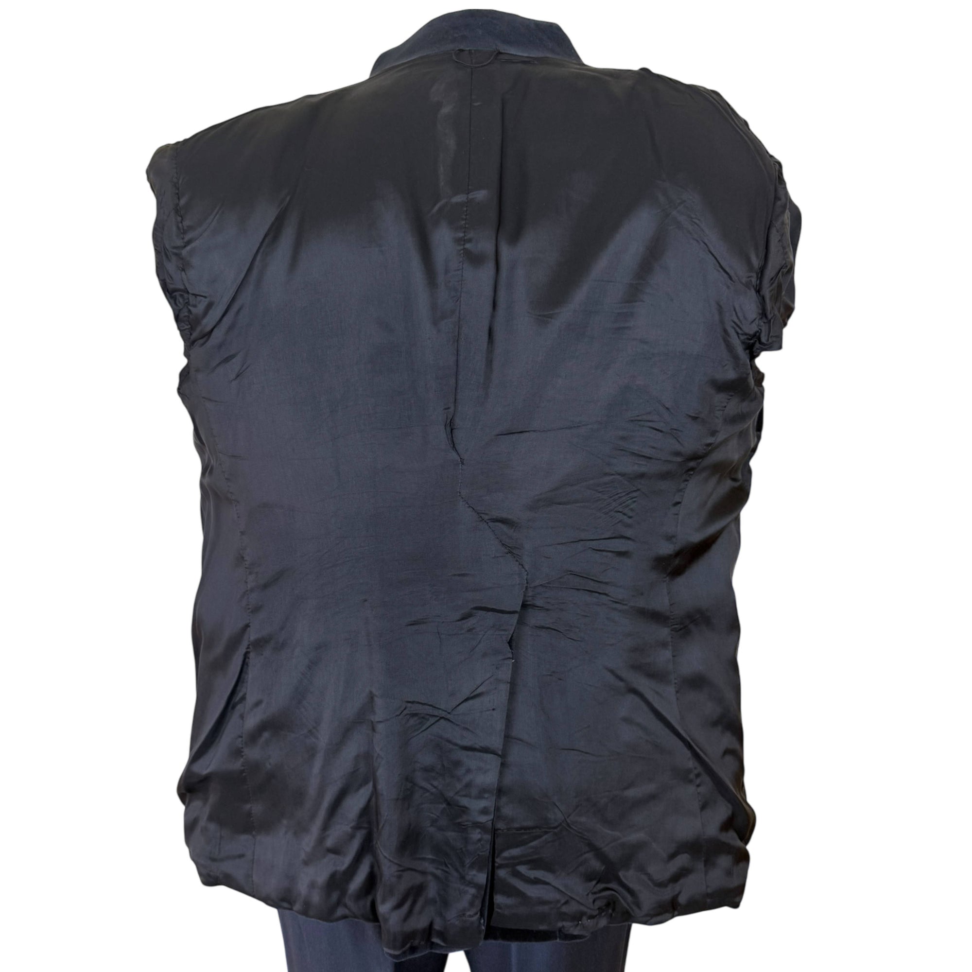 Vintage 1970s Black Velvet Jacket Men’s Tailored Blazer Morrie Gold Canada Size 42