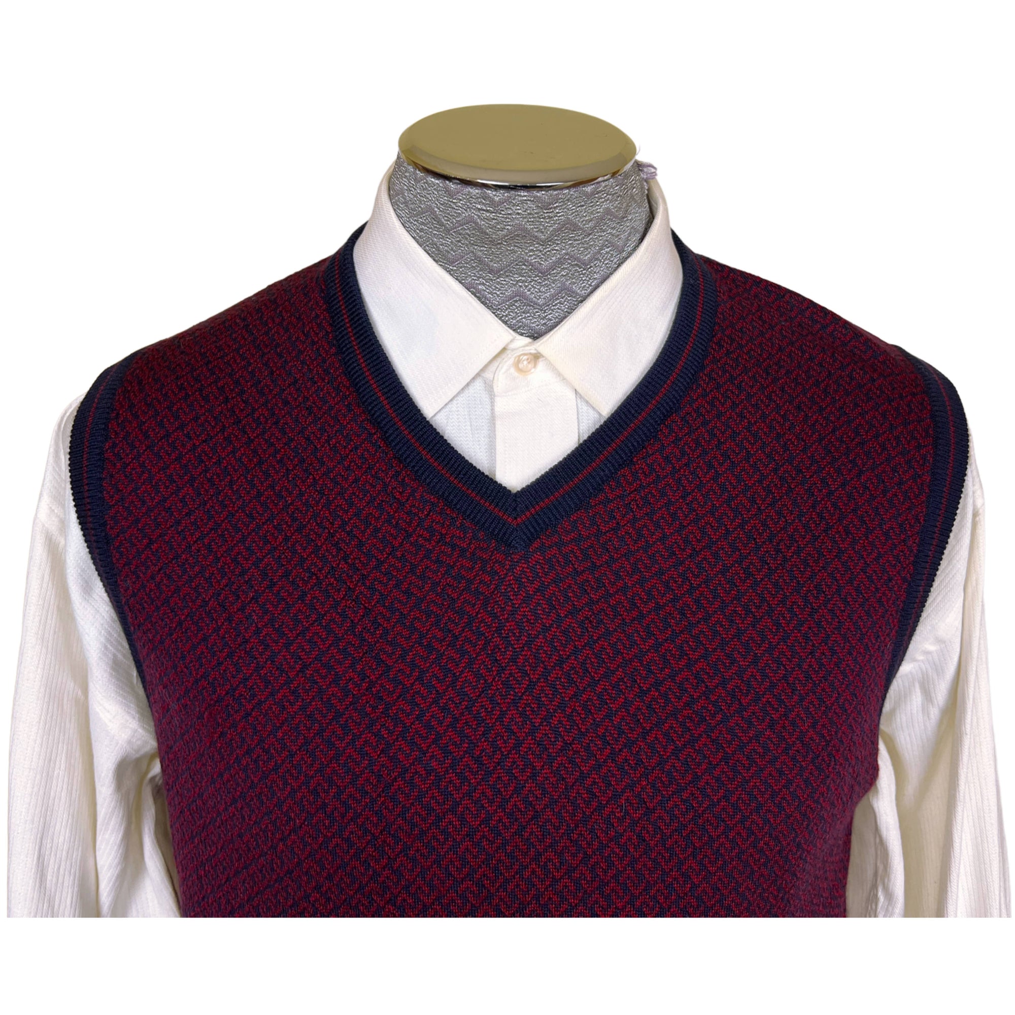 Vintage Moschino Sweater Vest Wool Pullover Italian Size 54