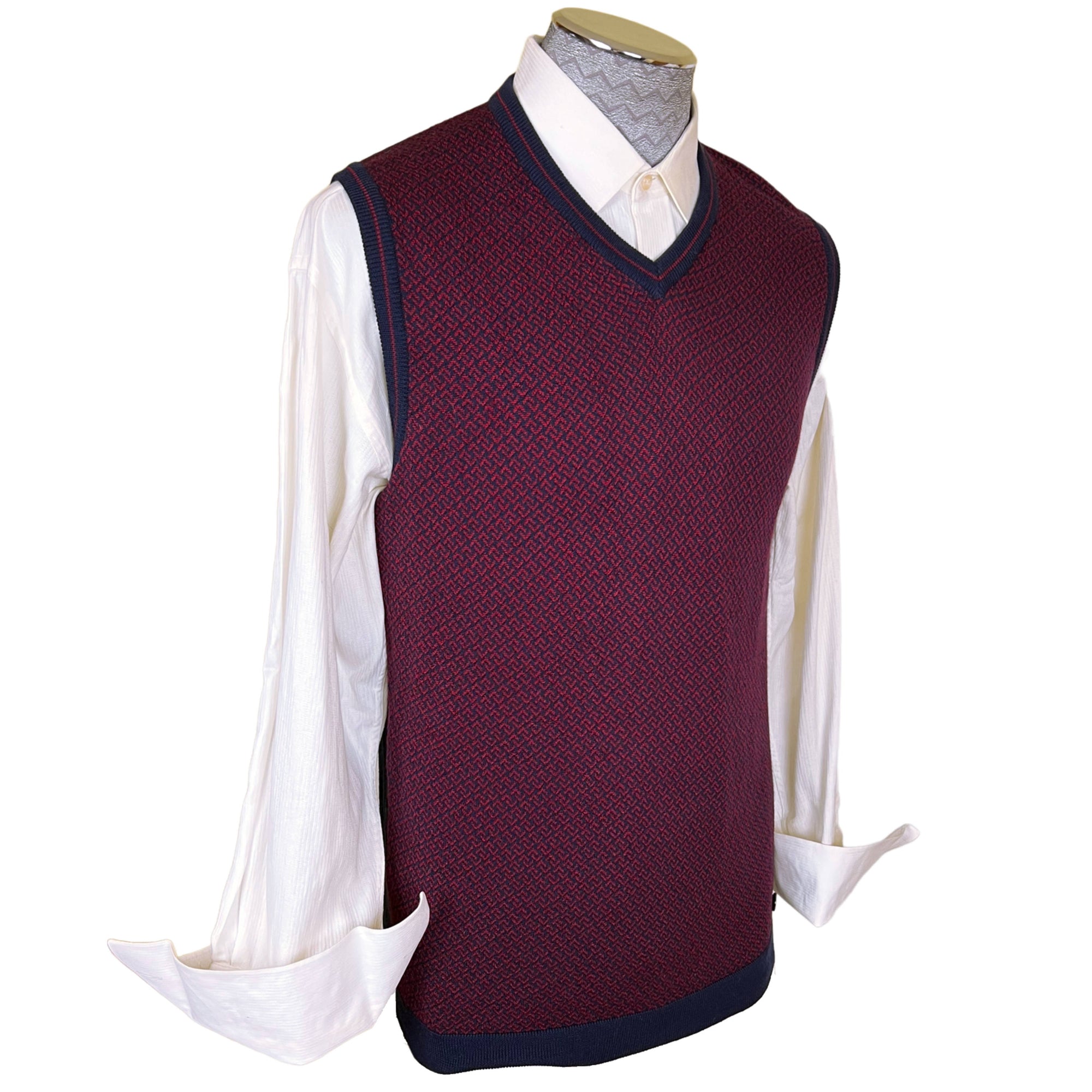 Vintage Moschino Sweater Vest Wool Pullover Italian Size 54