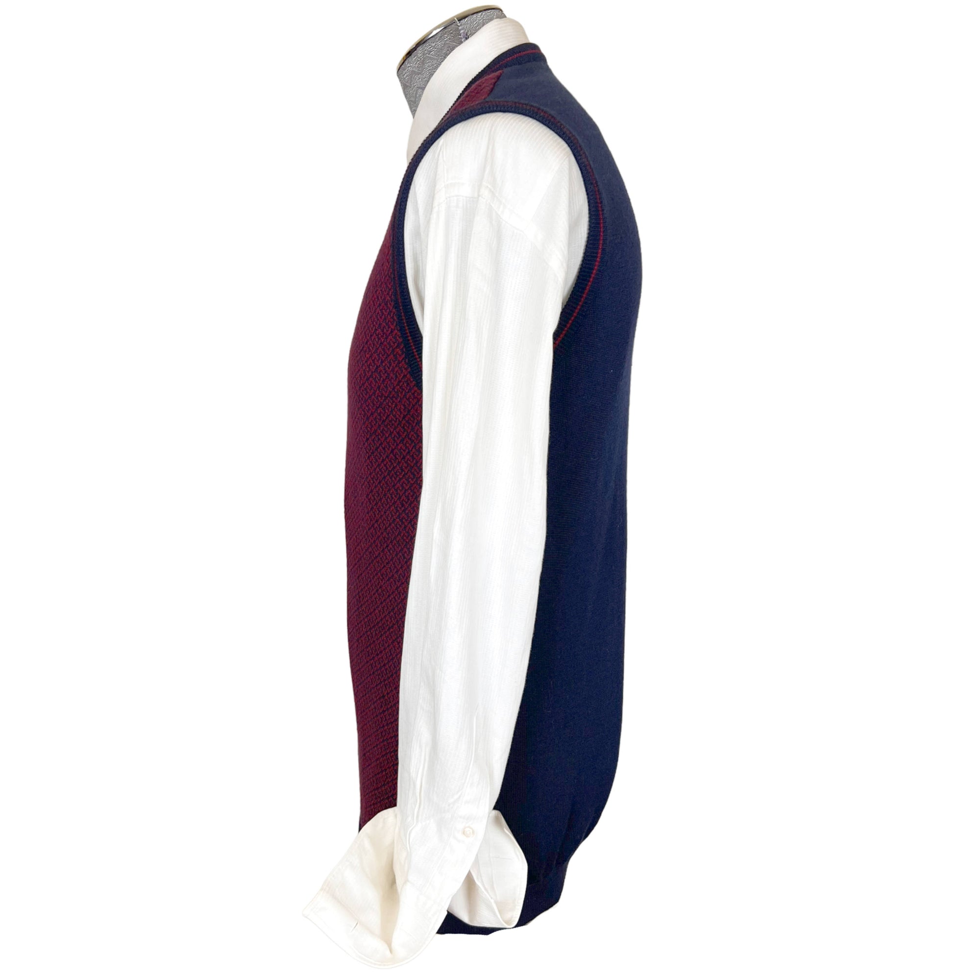 Vintage Moschino Sweater Vest Wool Pullover Italian Size 54