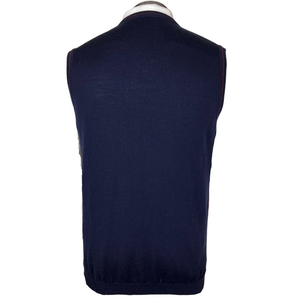 Vintage Moschino Sweater Vest Wool Pullover Italian Size 54