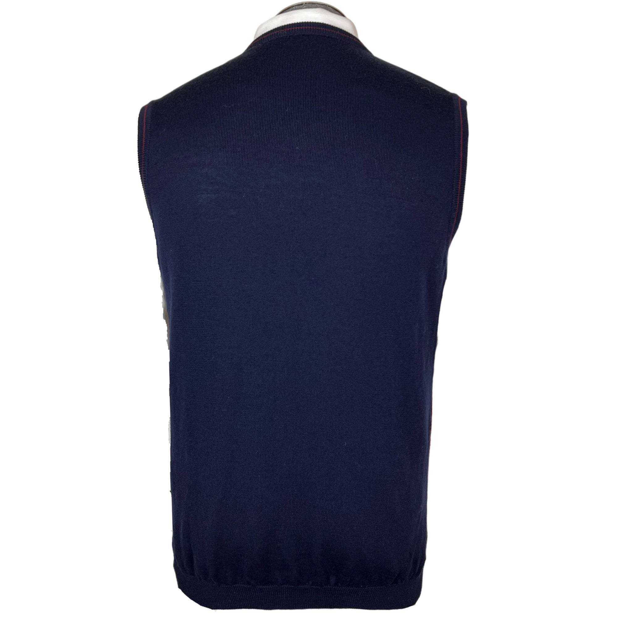 Vintage Moschino Sweater Vest Wool Pullover Italian Size 54