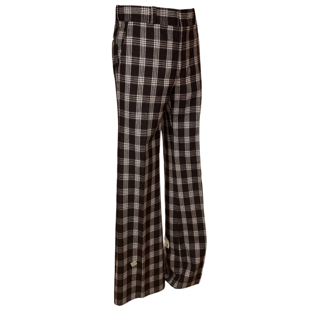 Vintage NWT 1970s Mens Pants Plaid Wool 35” Waist