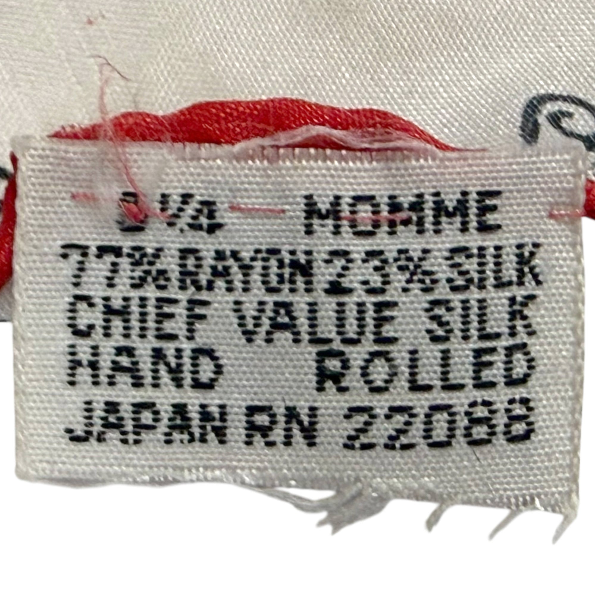 ny thruway scarf content tag