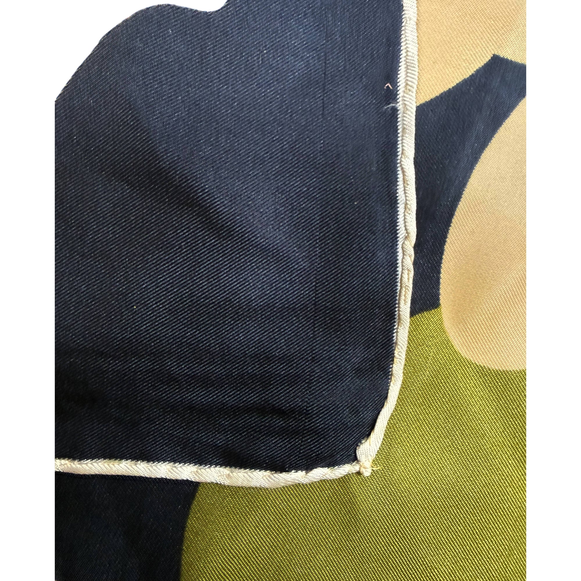 hand sewn rolled edge on scarf