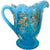 Antique Northwood Paneled Holly Opalescent Glass Pitcher
