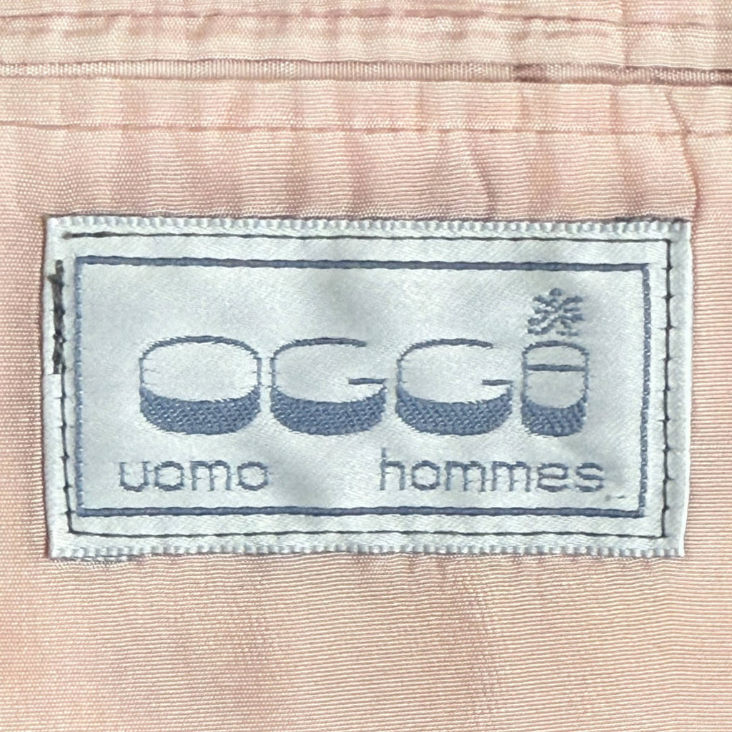 Vintage 1980s Men’s Suit Oggi Uomo Grey Wool Blend Size 38