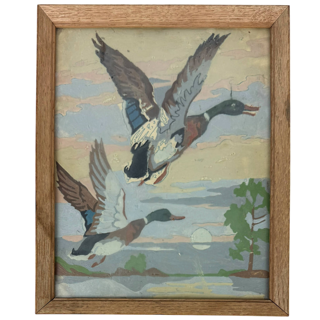 1954 Vintage PBN Duck Paintings On The Wing Craft Master K-6