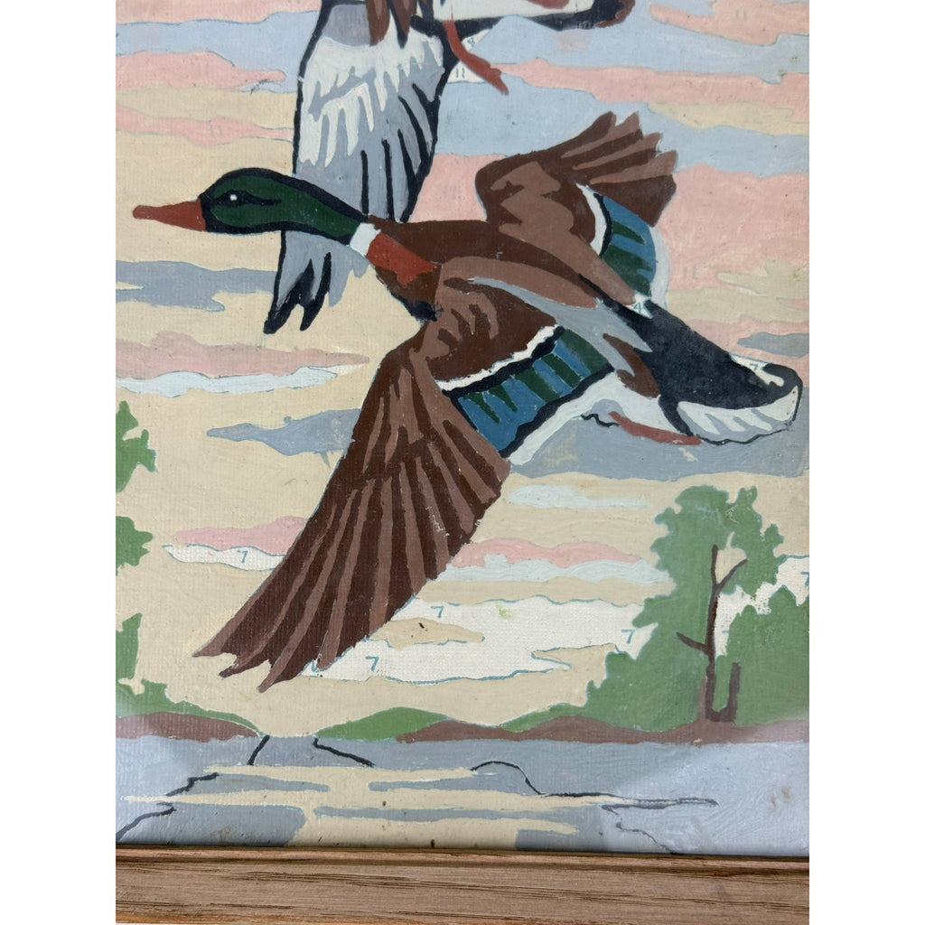 1954 Vintage PBN Duck Paintings On The Wing Craft Master K-6