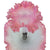Antique Glass Epergne Pink Opalescent w Ruffled Edge