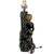 Mid-Century Orientalist Figural Lamp Black Turbaned Man 15¼"