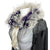 Antique Victorian Boa Purple and White Ostrich Feathers