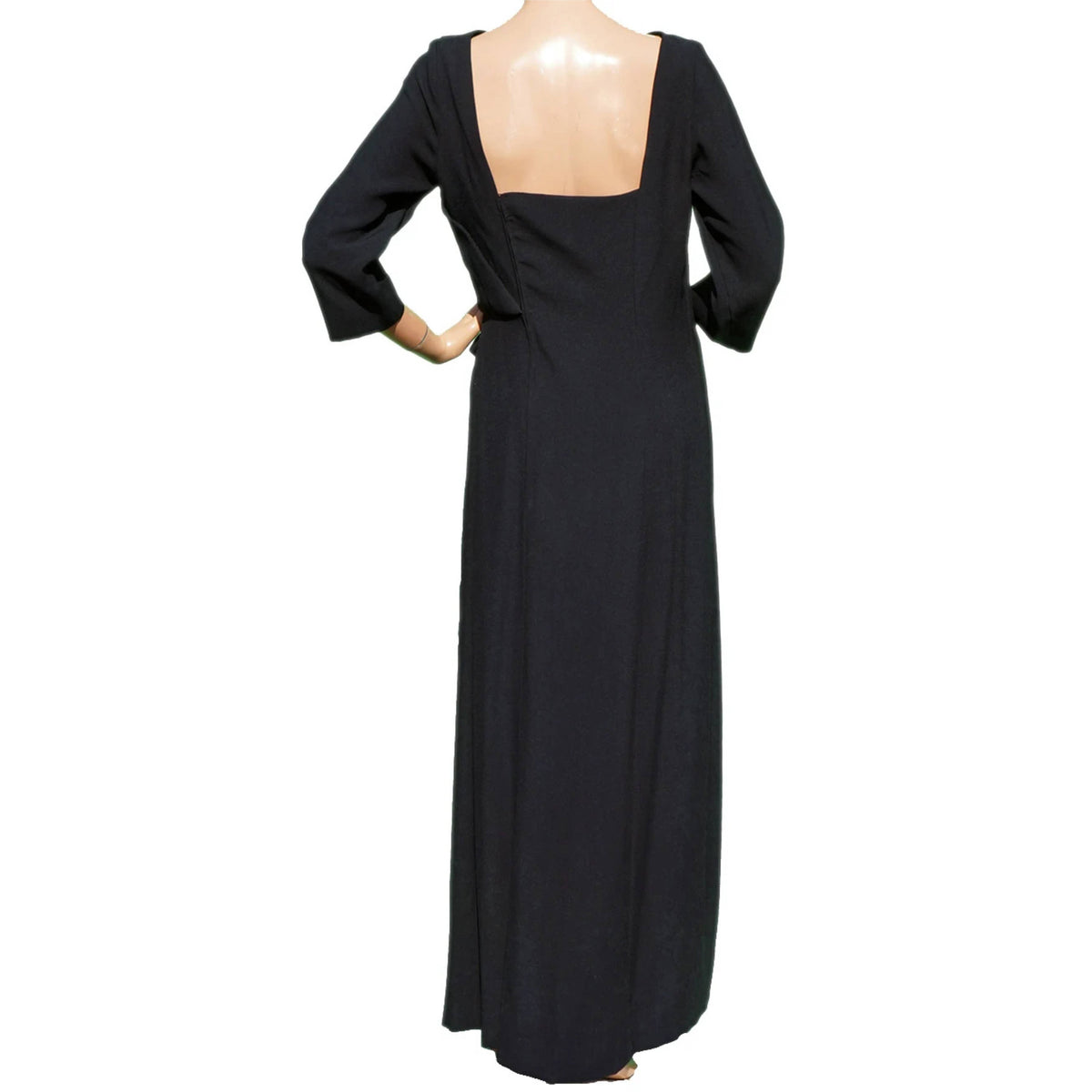 back view of Vintage 1950s Paquin Paris Evening Gown