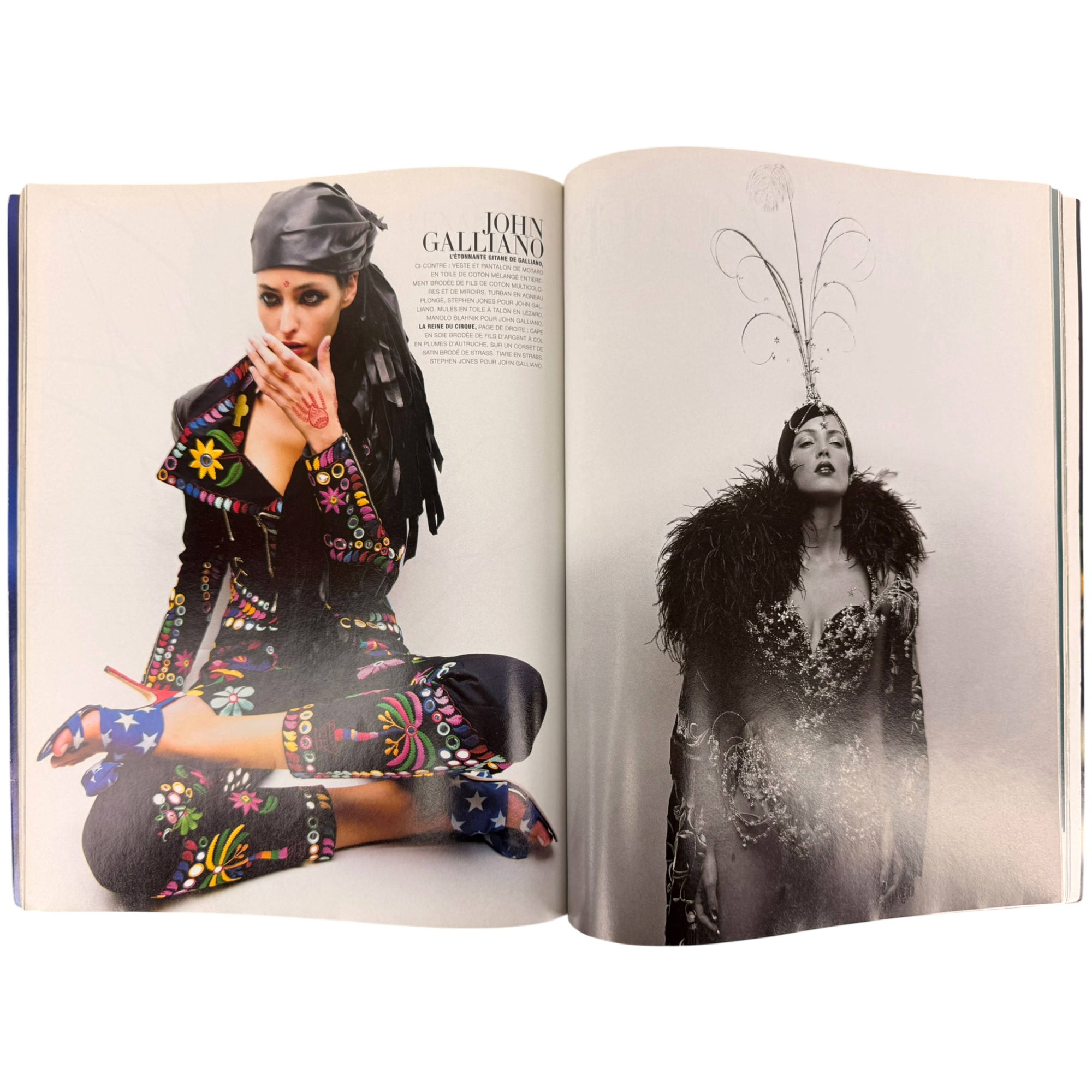 Vogue Paris 1997 Galliano editorial spread