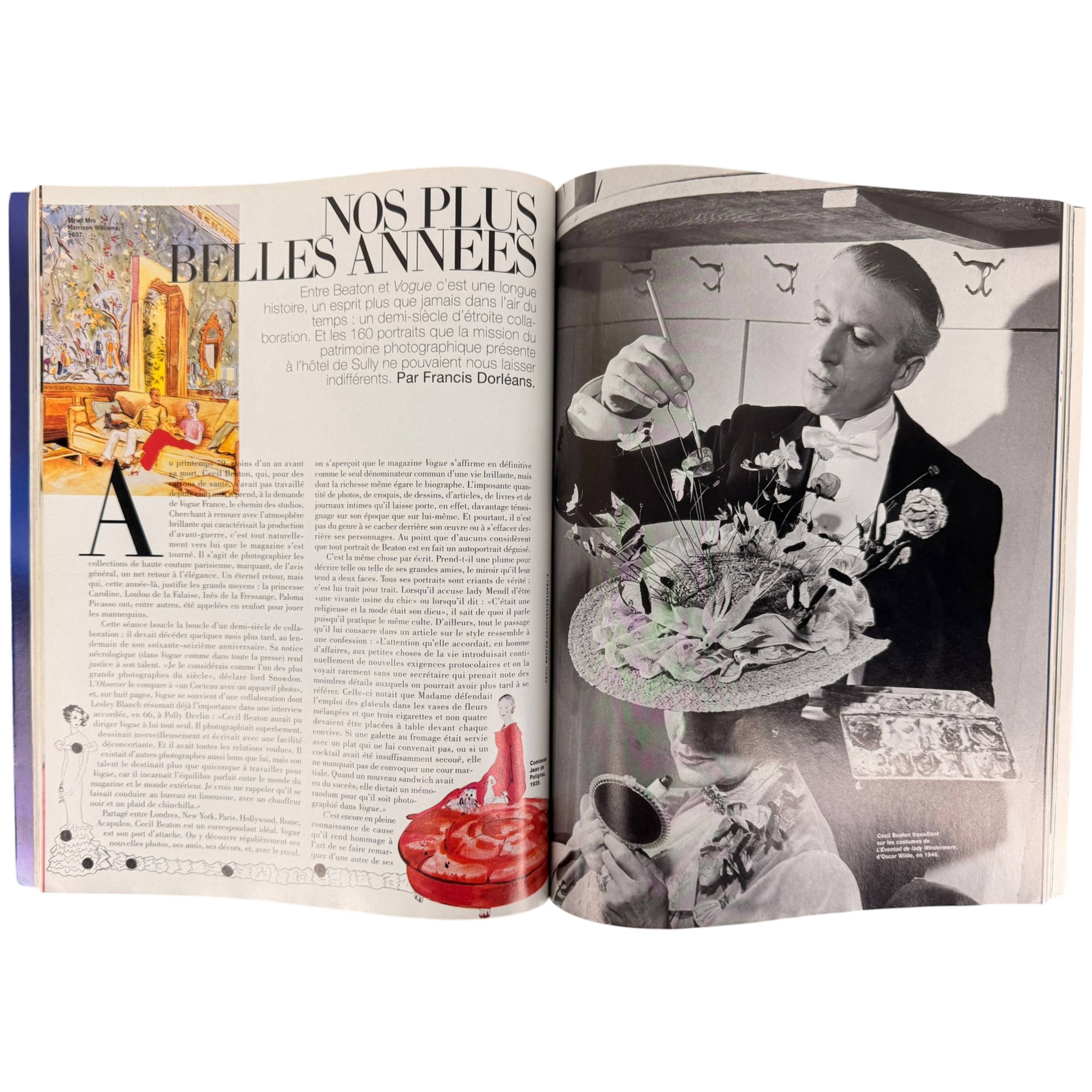 Cecil Beaton feature Vogue Paris February 1997