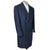 1970s Vintage Paul Stuart Overcoat Navy Blue Wool Coat Sz 40