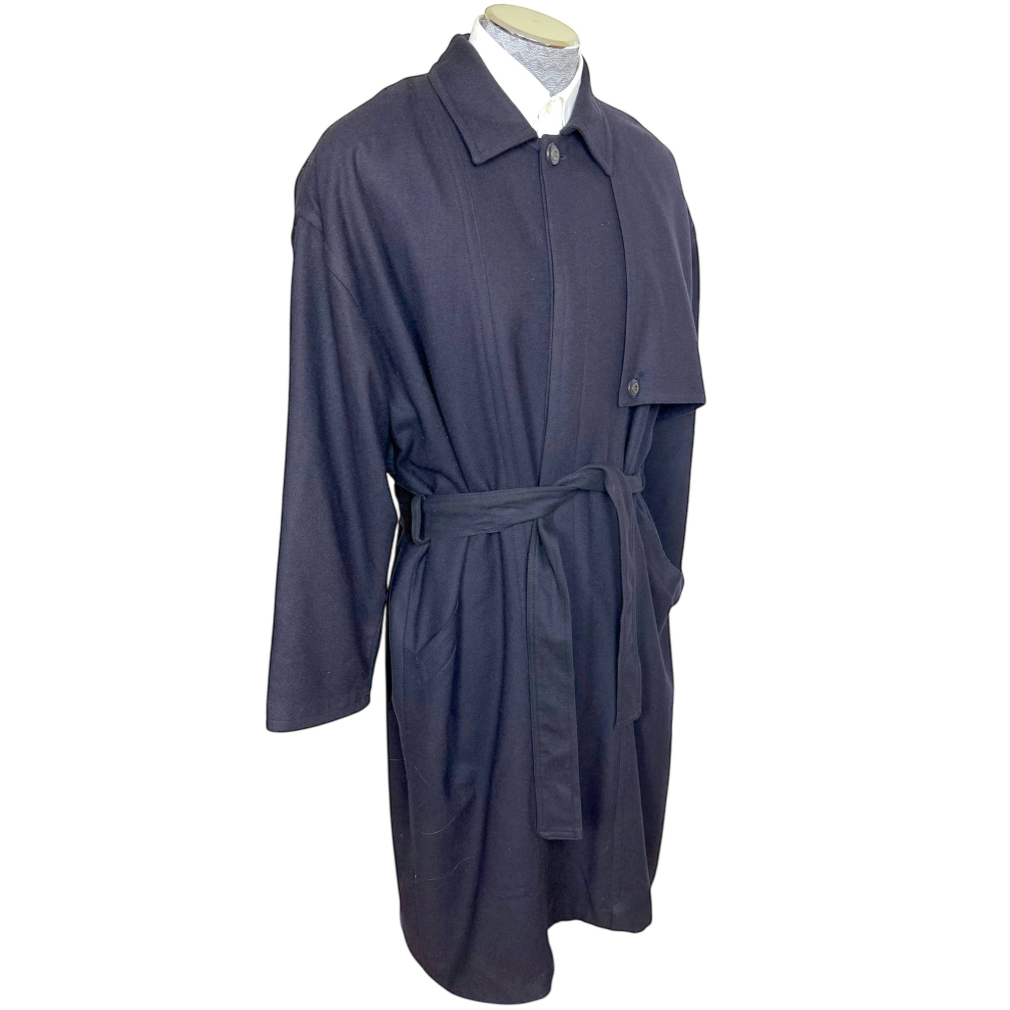 Vintage 1980s Paul & Shark Yachting Coat Trench Style Size L