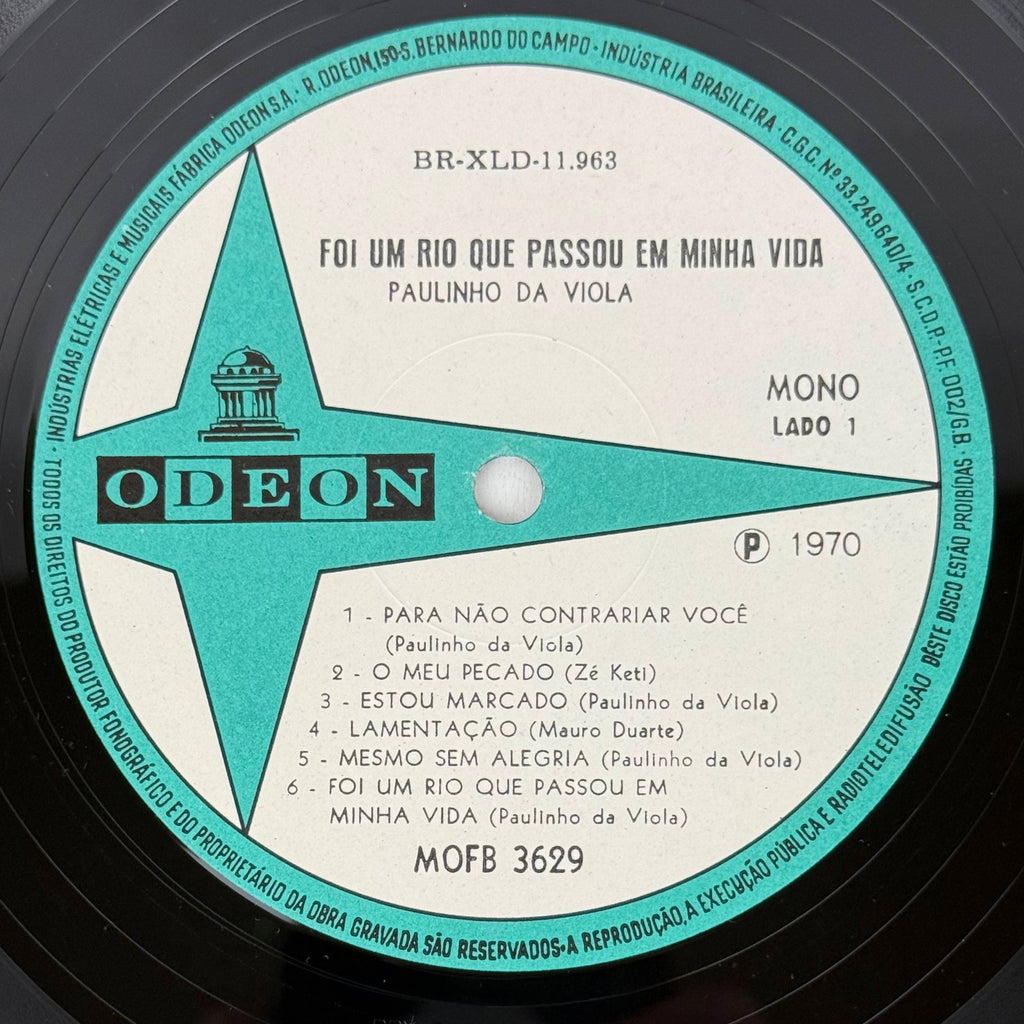 Brazilian Odeon MOFB 3629 Original Mono Pressing Samba Vinyl