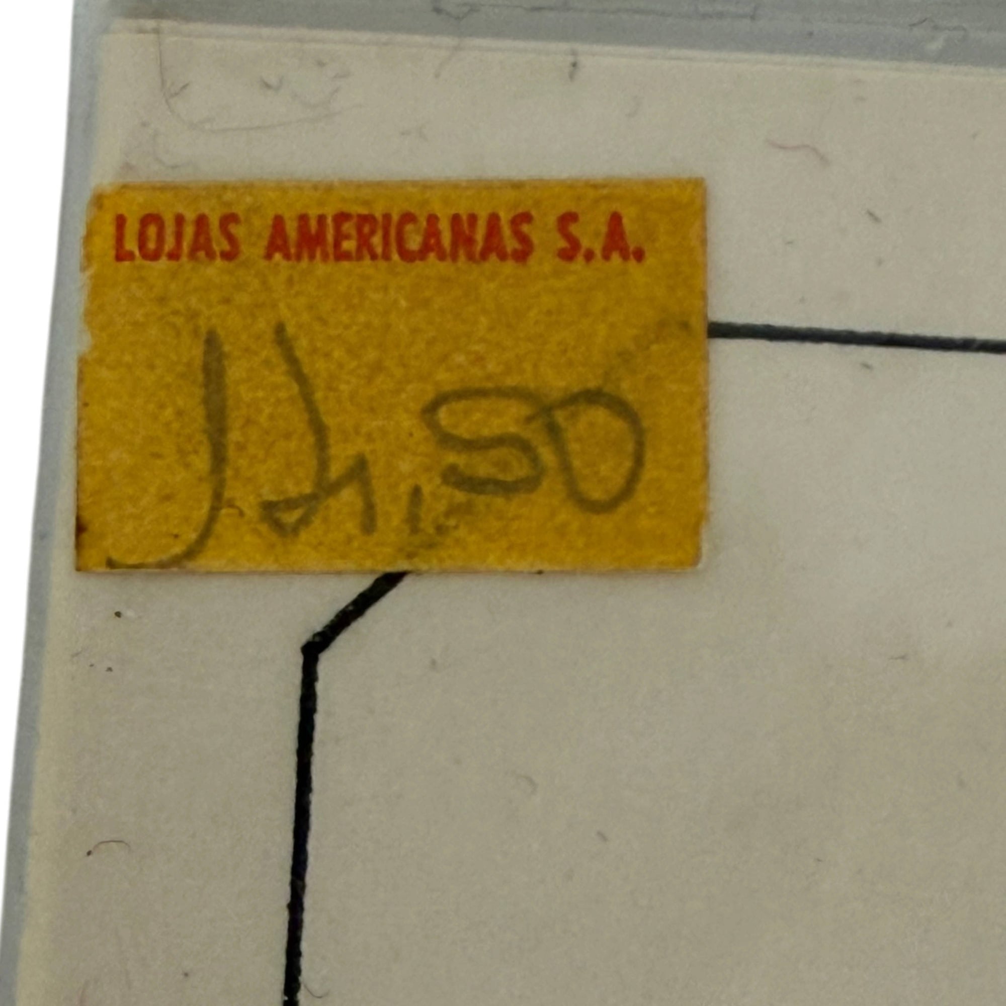 lojas americanas price sticker