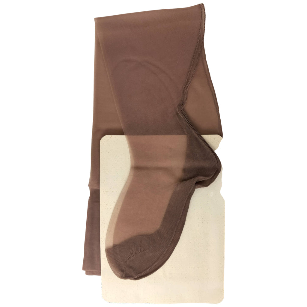 Vintage Phantom brown seamed nylon stockings