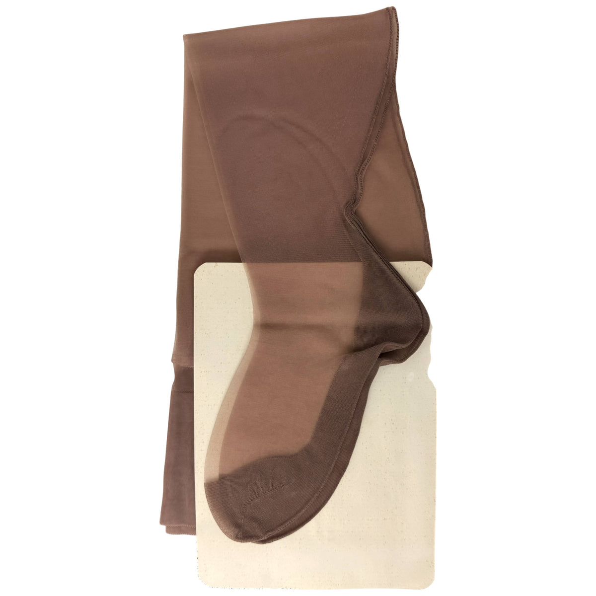 Vintage Phantom brown seamed nylon stockings