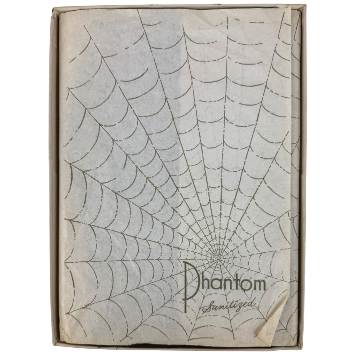 Vintage Phantom stockings original spiderweb paper wrappers