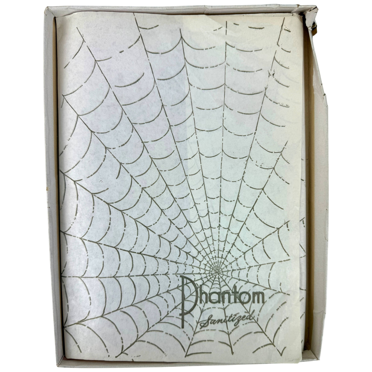 Vintage Phantom stockings original spiderweb tissue